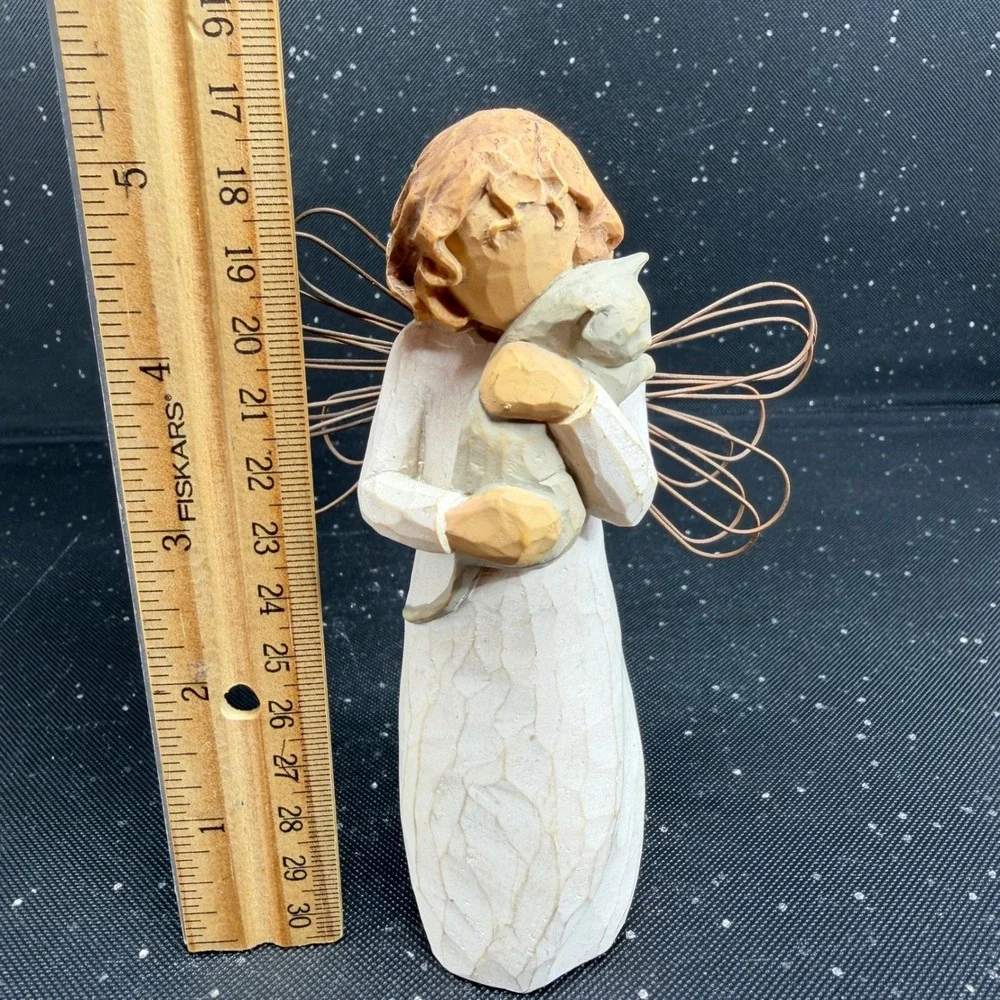 Willow Tree With Affection Angel Figurine Susan Lordi DEMDACO Cat Girl 2003
